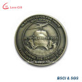 Moneda de recuerdo de aleación de zinc de bronce rojo al por mayor